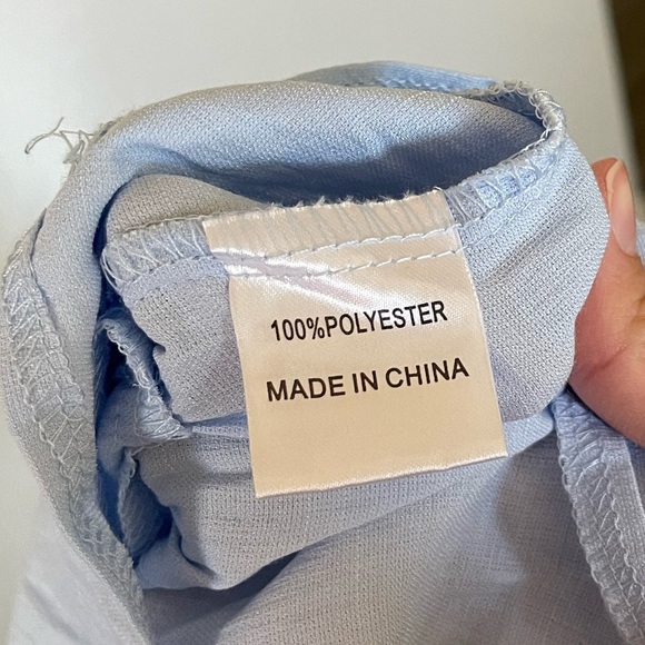 That’s so fetch| Pastel Powder Blue Spring/Summer Babydoll Strappy dress••• - Picture 4 of 8